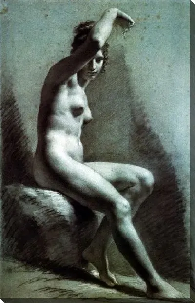 Картина Усаженная голая женщина (Femme nue assise)