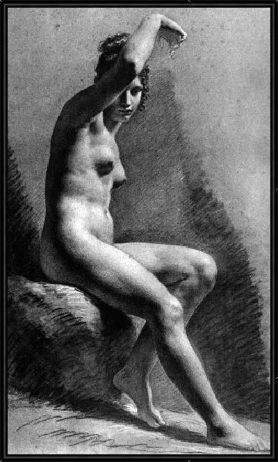 Картина Усаженная голая женщина (Femme nue assise)