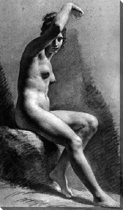 Картина Усаженная голая женщина (Femme nue assise)