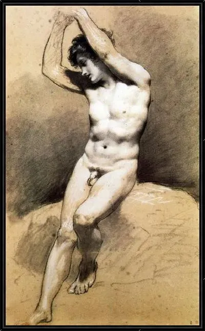 Картина Академия молодого человека (Academie de jeune homme)