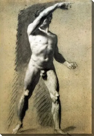 Картина Академия усаженного голого человека (Academie d'homme nu assis)