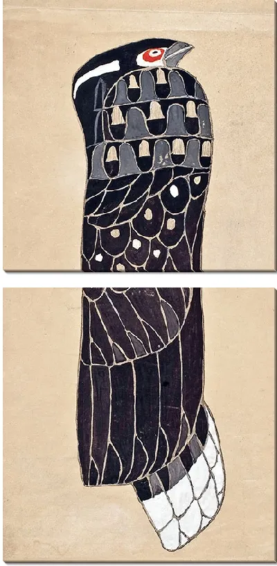 Картина Птица с фриза для столовой дома Стокле в Брюсселе