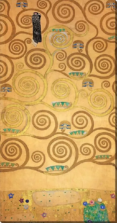 Картина Девять картонов для исполнения фриза для столовой дома Стокле в Брюсселе. Часть 5. Часть древа жизни