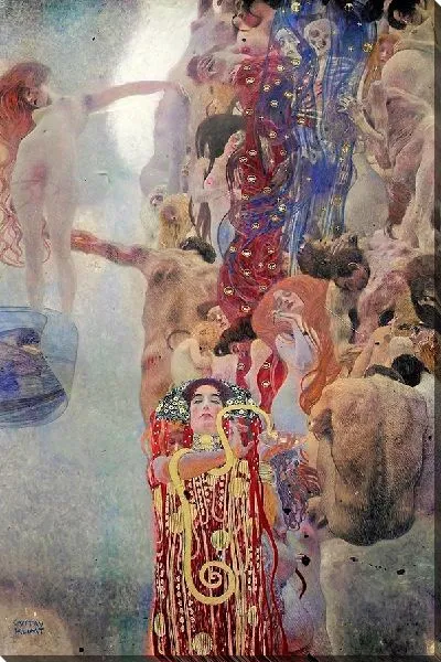 Картина Медицина (перекрашена с помощью искусственного интеллекта)