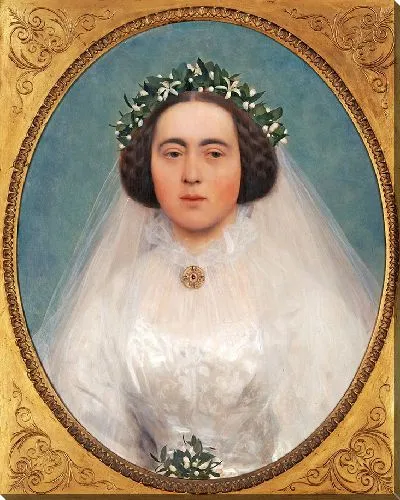 Картина Мари Кернер из Марилана в роли невесты