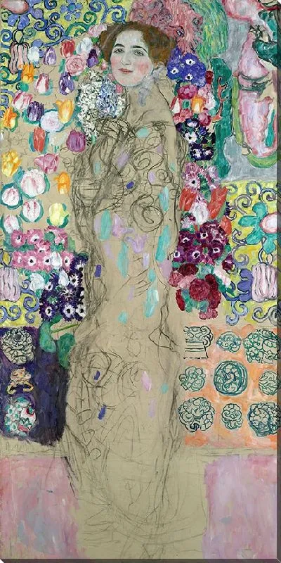 Картина Посмертный портрет Рии Мунк III (ок. 1917 - 1918)