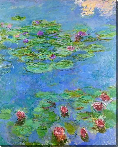 Картина Водяные лилии (фрагмент)