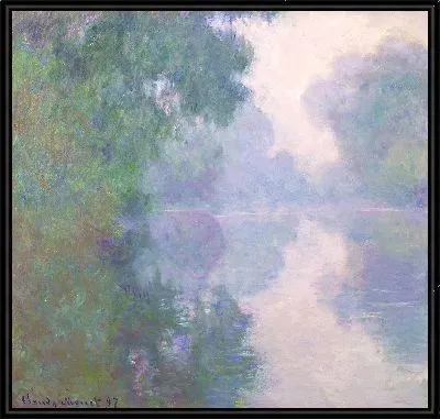 Картина Сена в Живерни, утренние туманы