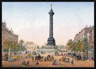 Париж. Площадь Бастилии (1870-1879 гг.)