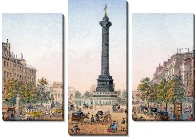 Париж. Площадь Бастилии (1870-1879 гг.)