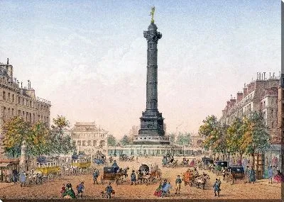 Париж. Площадь Бастилии (1870-1879 гг.)