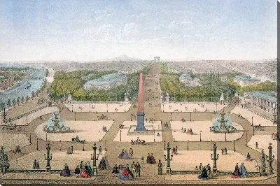 Париж. Площадь Согласия (1870-1879 гг.)