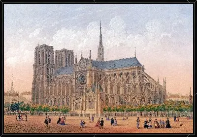 Париж. Собор Парижской Богоматери (1870-1879)