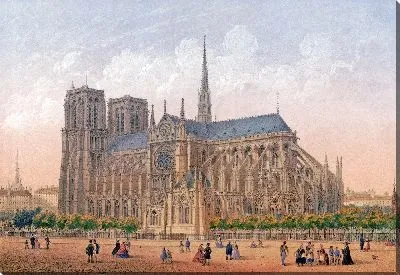 Париж. Собор Парижской Богоматери (1870-1879)