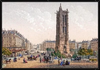 Париж. Тур Сен-Жак (1870-1879)