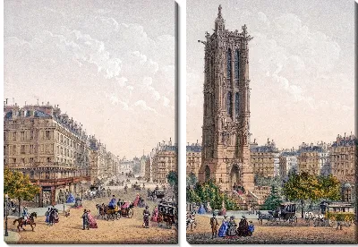 Париж. Тур Сен-Жак (1870-1879)