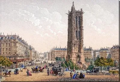 Париж. Тур Сен-Жак (1870-1879)