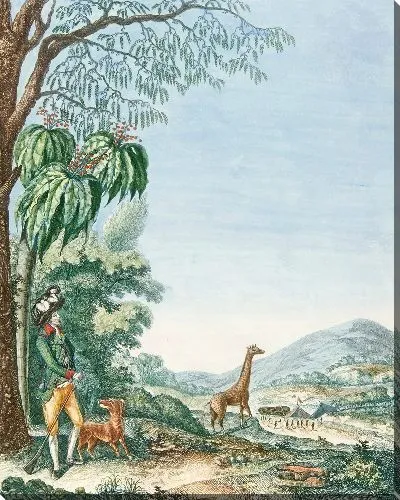 Картина Лагерь а-ля Котин-дю-Гард-Манжер (18 век)