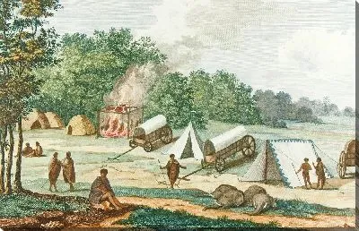 Лагерь входа в Порт-Большая охота на слонов (18 век)