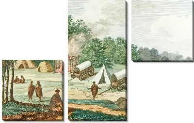 Лагерь входа в Порт-Большая охота на слонов (18 век)