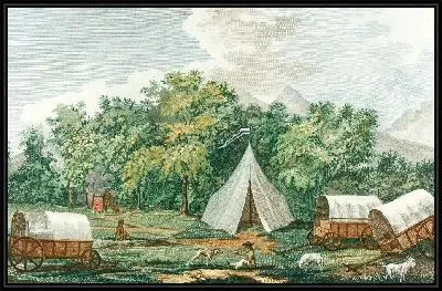 Лагерь на реке Дайвен-Хок (18 век)