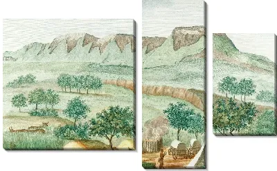 Лагерь-сюр-ле-Борд-де-ла-Гранд-Ривьер-де-Пуассон (18 век)