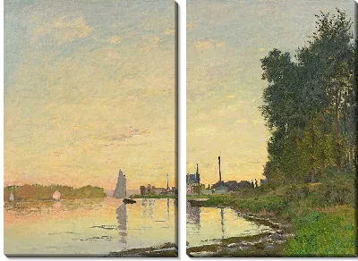 Картина Аржантёй, поздний вечер