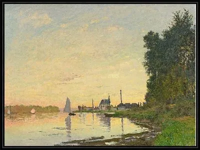 Картина Аржантёй, поздний вечер