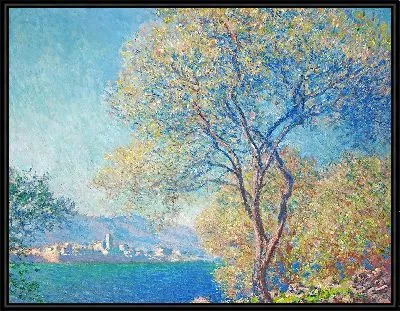 Картина Антиб, вид с Ла Салис