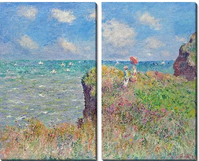 Картина Прогулка по скале в Пурвиле