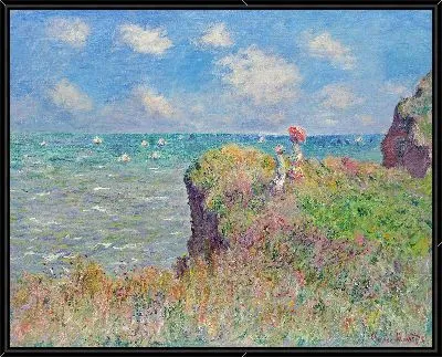 Картина Прогулка по скале в Пурвиле