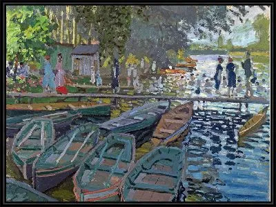 Картина Купальщицы в Ла Гренуйер