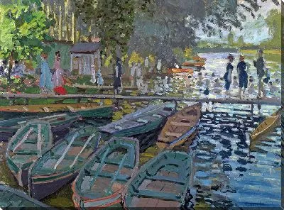 Картина Купальщицы в Ла Гренуйер