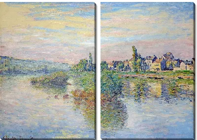 Картина Берега Сены в Лавакуре