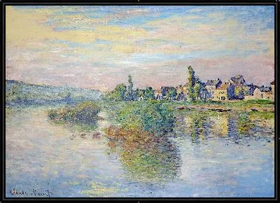 Картина Берега Сены в Лавакуре