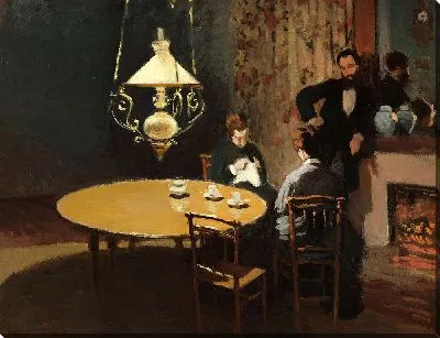 Картина Интерьер, после ужина