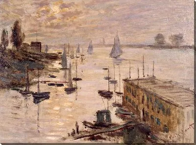 Картина Вид на залив Аржантей с автодорожного моста