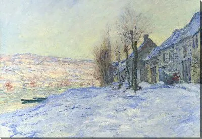 Картина Лавакур под снегом