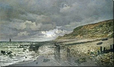 Картина Ла-Пуэнт-де-ла-Эв во время отлива