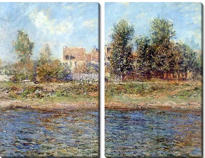 Картина Берге де ла Сена (Берег Сены)