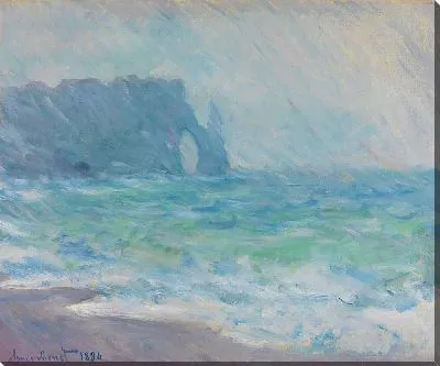 Картина Дождливая погода, Этрета