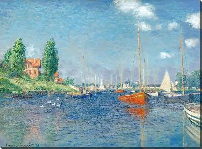 Картина Красные лодки, Аржантёй