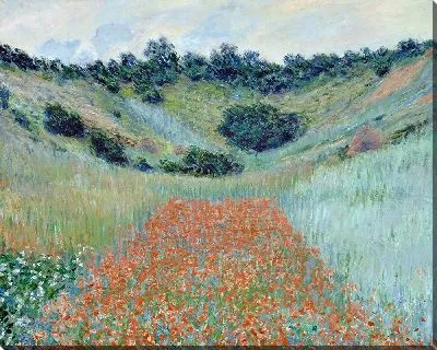 Картина Маковое поле в низине близ Живерни