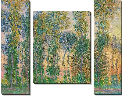 Картина Тополя в Живерни