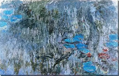 Картина Нимфа-туз, отражения ивы