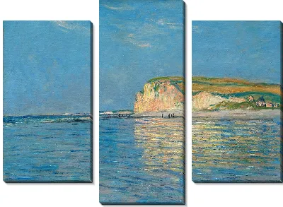 Картина Отлив в Пурвиле, близ Дьепа, 1882 г.