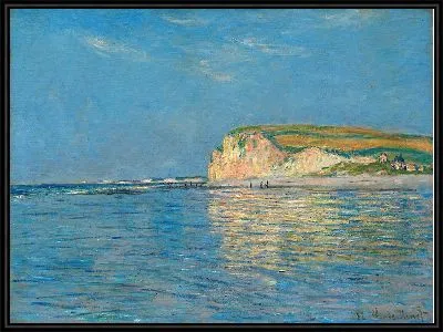 Картина Отлив в Пурвиле, близ Дьепа, 1882 г.
