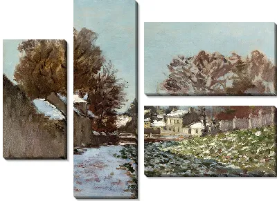 Картина Снег в Аржантёе