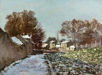 Картина Снег в Аржантёе