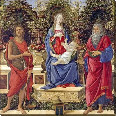 Картина Мадонна со святыми